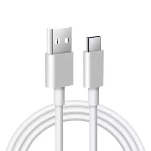 Cabo de dados com conector USB a USB tipo C (5A) Branco 1m