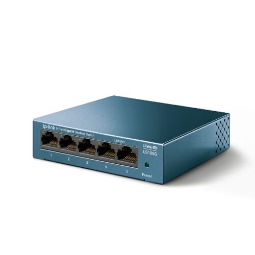 Switch de Rede TP-Link LS105G LiteWave 5-Port Gigabit Desktop