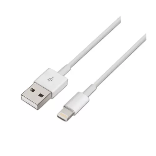 AISENS Cabo USB-C 2.0 para Lightning 1m White