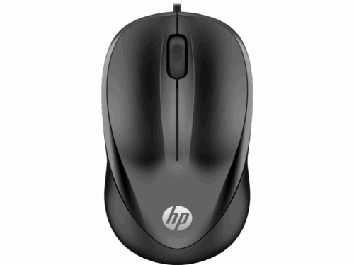Rato PC HP 1000 com Fio - Preto